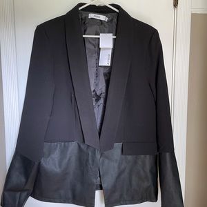 Just Fab black suit jacket NWT
